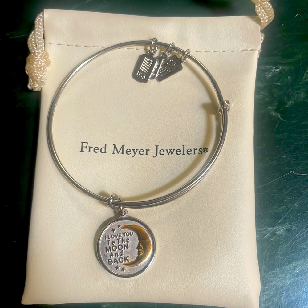Wind and Fire Art Sustainable Bracelet - 2 Toned